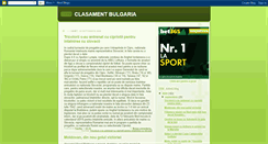 Desktop Screenshot of clasament-bulgaria.blogspot.com