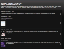 Tablet Screenshot of jqtalentagency.blogspot.com