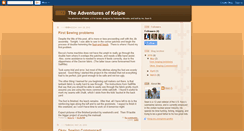 Desktop Screenshot of kelpiesadventures.blogspot.com