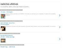 Tablet Screenshot of cadernosafetivos.blogspot.com