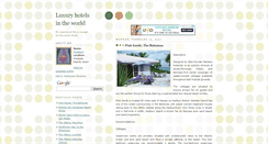 Desktop Screenshot of livingston-luxuryhotels.blogspot.com