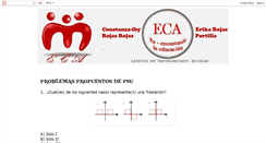 Desktop Screenshot of eca-psu-matematica.blogspot.com