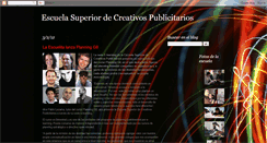 Desktop Screenshot of escueladecreativos.blogspot.com