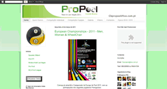 Desktop Screenshot of cbpropool.blogspot.com