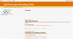 Desktop Screenshot of escp-eaprunning.blogspot.com