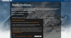 Desktop Screenshot of honkyproblems.blogspot.com