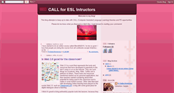 Desktop Screenshot of eslcall.blogspot.com