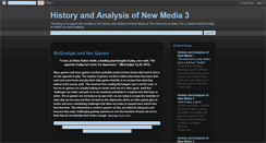 Desktop Screenshot of historyandanalysisofnewmedia3.blogspot.com