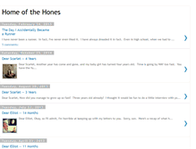 Tablet Screenshot of homeofthehones.blogspot.com