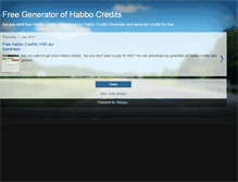 Tablet Screenshot of generator-habbo.blogspot.com