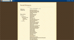 Desktop Screenshot of onlinesocialsciences.blogspot.com