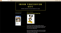 Desktop Screenshot of irishvoiceoverguy.blogspot.com