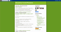 Desktop Screenshot of encuentrosfonopamplona.blogspot.com