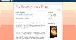 Desktop Screenshot of mysecretmoneyring.blogspot.com