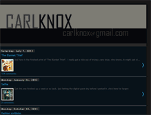 Tablet Screenshot of carlknox.blogspot.com