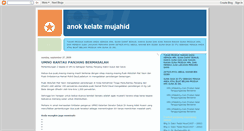 Desktop Screenshot of anokkelatemujahid.blogspot.com