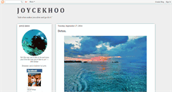 Desktop Screenshot of joyce-khoo.blogspot.com