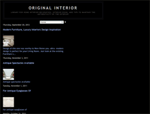 Tablet Screenshot of originalinterior.blogspot.com