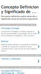 Mobile Screenshot of conceptodefinicionsignificado.blogspot.com