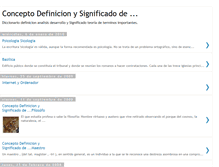 Tablet Screenshot of conceptodefinicionsignificado.blogspot.com