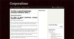 Desktop Screenshot of corporations-s.blogspot.com
