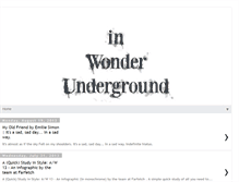 Tablet Screenshot of inwonderunderground.blogspot.com