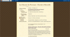 Desktop Screenshot of choeurs-de-provence.blogspot.com