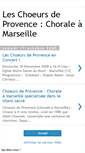 Mobile Screenshot of choeurs-de-provence.blogspot.com