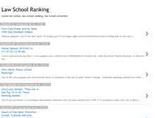 Tablet Screenshot of lawschoolranking.blogspot.com