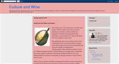 Desktop Screenshot of cultureandwine.blogspot.com