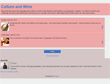Tablet Screenshot of cultureandwine.blogspot.com