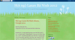 Desktop Screenshot of lasanbaninh2012.blogspot.com