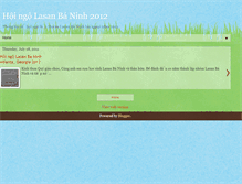 Tablet Screenshot of lasanbaninh2012.blogspot.com