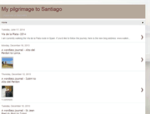 Tablet Screenshot of caminosantiago2012.blogspot.com