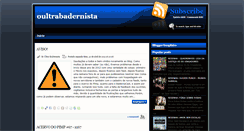 Desktop Screenshot of oultrabadernista.blogspot.com