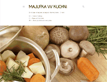 Tablet Screenshot of majufkawkuchni.blogspot.com