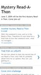 Mobile Screenshot of mysteryreadathon.blogspot.com