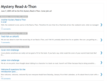 Tablet Screenshot of mysteryreadathon.blogspot.com