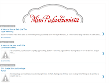 Tablet Screenshot of missrefashionista.blogspot.com