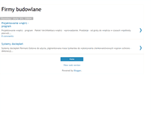 Tablet Screenshot of budowlane-firmy.blogspot.com
