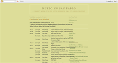 Desktop Screenshot of museodesanpablo.blogspot.com