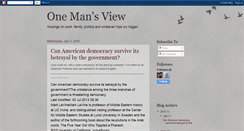 Desktop Screenshot of guybo-onemansview.blogspot.com