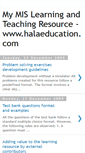 Mobile Screenshot of misteaching.blogspot.com