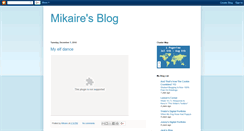 Desktop Screenshot of mikaire.blogspot.com