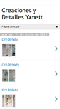 Mobile Screenshot of creacionydetalleyanett.blogspot.com