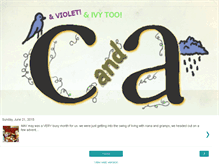 Tablet Screenshot of cadeandashley.blogspot.com