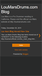 Mobile Screenshot of loumarsdrums.blogspot.com