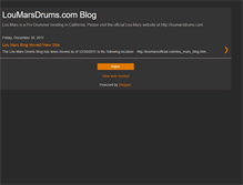 Tablet Screenshot of loumarsdrums.blogspot.com
