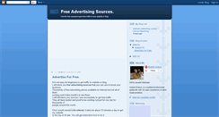 Desktop Screenshot of freeadvertisingsources.blogspot.com