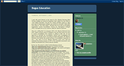 Desktop Screenshot of boguseducation.blogspot.com